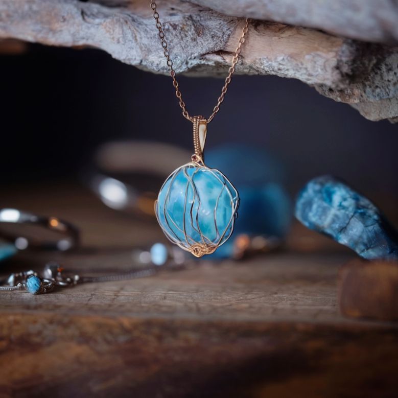 Larimar Pendant